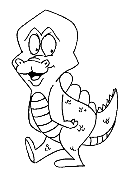 a to z reptile coloring pages - photo #25